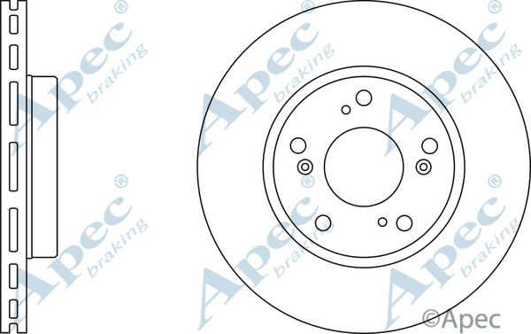 APEC BRAKING Тормозной диск DSK2432